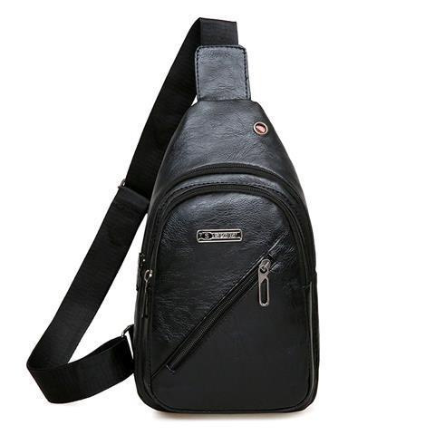 Túi Da Đeo Chéo Ngực Thời Trang Phong Cách Hàn Quốc Cho Nam