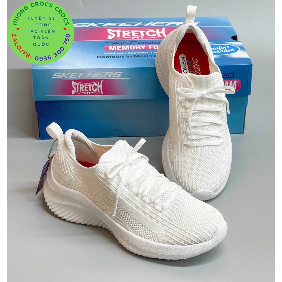 GIÀY THỂ THAO SKECHERS UNTRA FLEX GLIMMER SKY 3.0 CHO NỮ MÀU TRẮNG