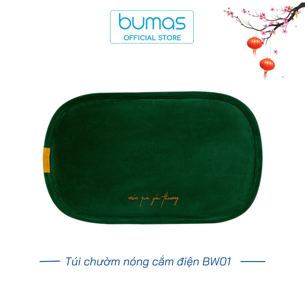 Túi Chườm Nóng Sưởi Ấm BUMAS BW01 - Dock Sạc Cắm Điện Có Thể Giữ Ấm Lên Đến 8 Giờ - Hàng Việt Nam
