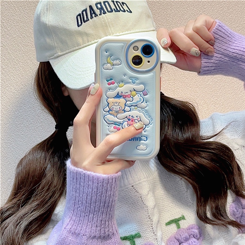 Ốp Điện Thoại TPU Mềm Họa Tiết Hoạt Hình Sanrio Melody Cinnamoroll Cho IPhone 14 13 12 Pro Max 14 13 12 11 Mini 6 6s 7 8 Plus XR X XS Max