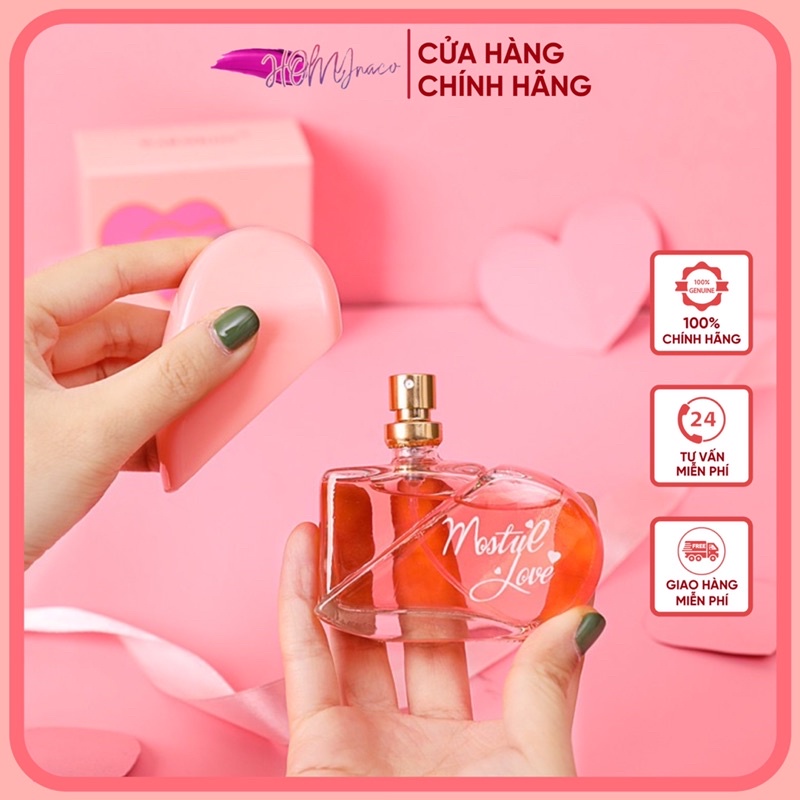 Nước hoa trái tim hồng SWEET From Shimang Just for you hương ngọt ngào