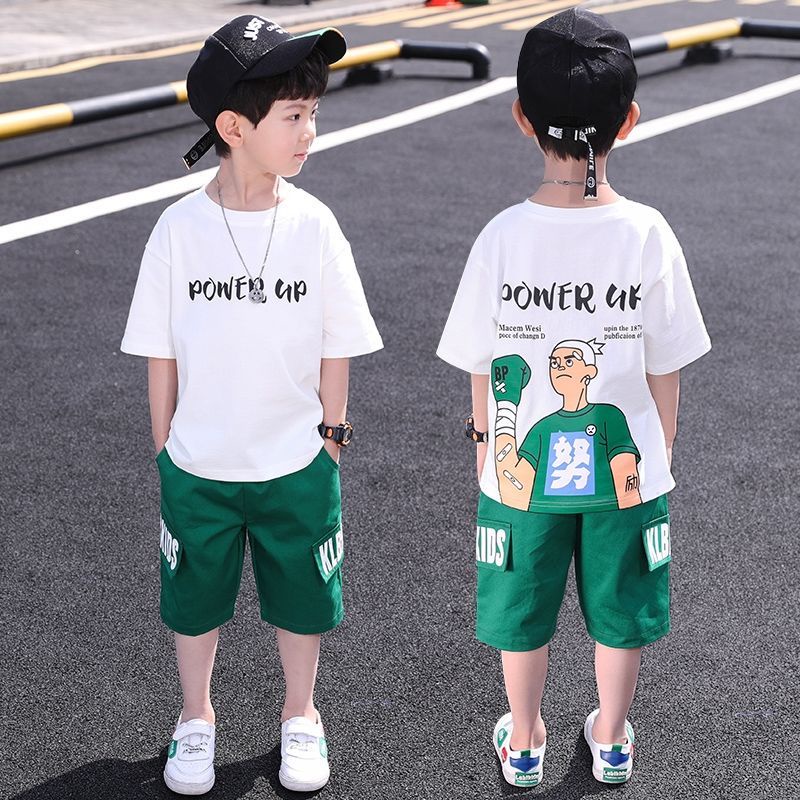 CATIMINI Bộ Quần Áo Mùa Hè Tay Cộc Phong Cách Hàn Quốc Kiểu Mới Cho Trẻ Em