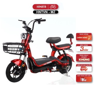 Xe điện hinata m2, động cơ 48v- 350w, trọng tải 150kg, tốc độ tối đa 33 km/h, quãng đường đi được 40-50km/ 1 lần sạc