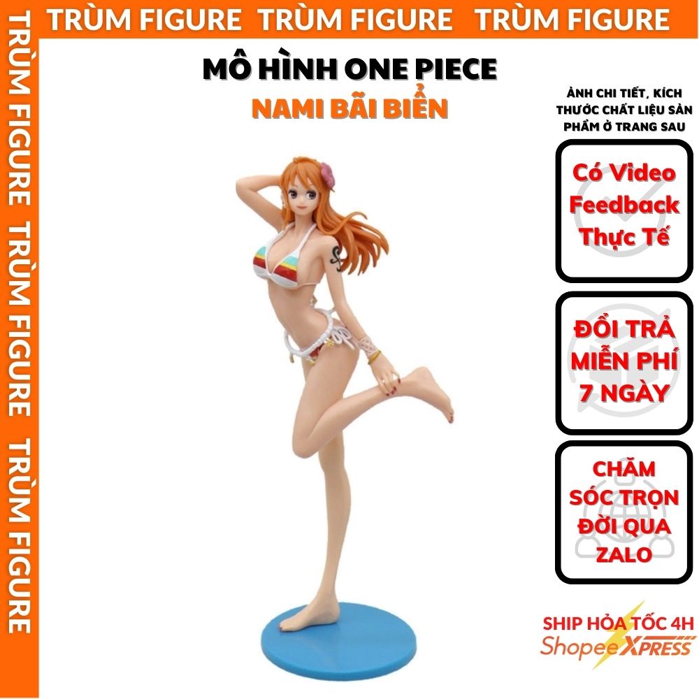Mô hình, Figure One Piece Nami Mặc Bikini 24 Cm - Trang trí góc nhỏ Decor - Trùm Figure
