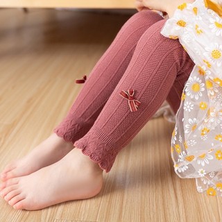 Quần tất len tăm cho bé gái, quần tất len mỏng không bàn cho bé 7-18kg