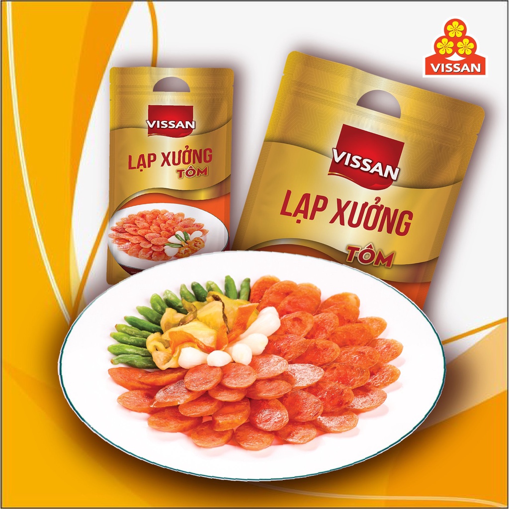 COMBO 5 GÓI LẠP XƯỞNG TÔM VISSAN - gói 200gr