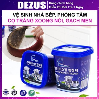 [2 HỘP] Bột Tẩy Xoong Nồi - Tẩy Xoong Nồi - Vệ Sinh Tường Gạch, Bàn Bếp, Chậu Rửa, Vòi Nước - Làm Sạch Vệt Ố, Cặn Canxi