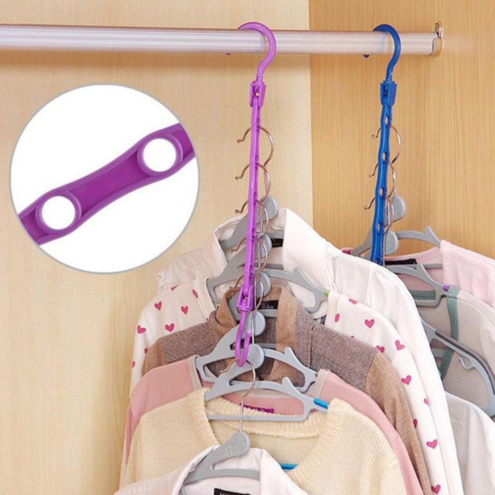 Bộ 5 Cái Móc Treo Quần Áo Đa Chức Năng Tiết Kiệm Không Gian ZAIJIE24