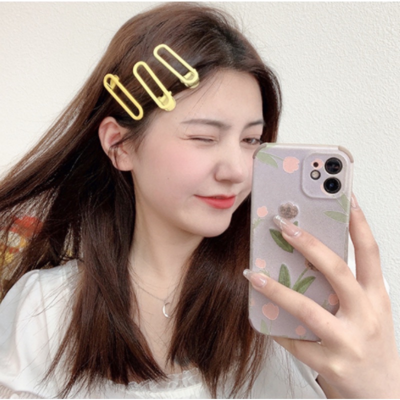 Kẹp Tóc Mỏ Vịt Nhỏ Nhắn Màu Kẹo Ngọt Dễ Thương