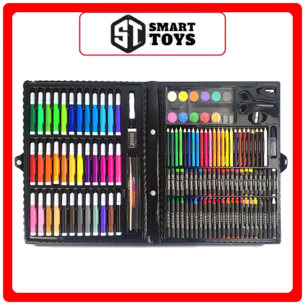 Hộp màu 150 chi tiết, 208 chi tiết, 86 chi tiết cho bé tô màu Smart Toy