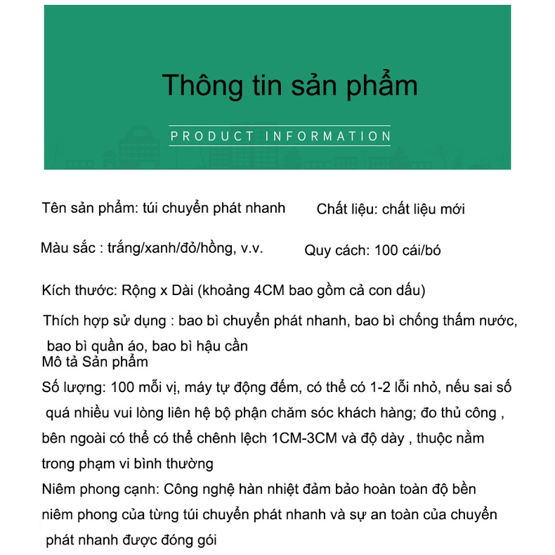 Túi gói hàng niêm phong cao cấp siêu dày và dai size  20*30,28*42,32*45,40*60, 1 cuộn túi