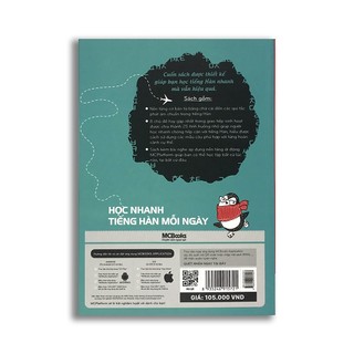 Sách - Học nhanh tiếng Hàn mỗi ngày - 60 ngày làm chủ tiếng Hàn cấp tốc Mcbooks