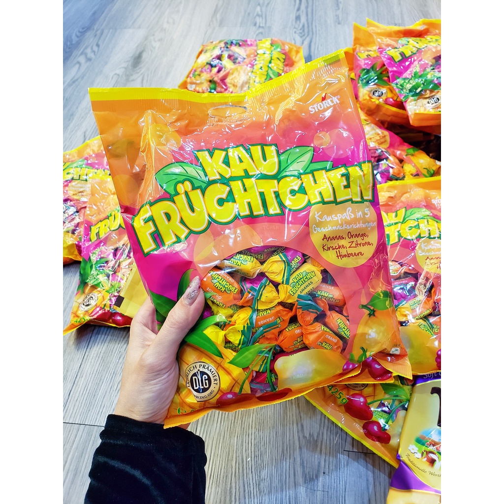 KẸO MỀM HOA QUẢ Kau Fruchtchen Đức