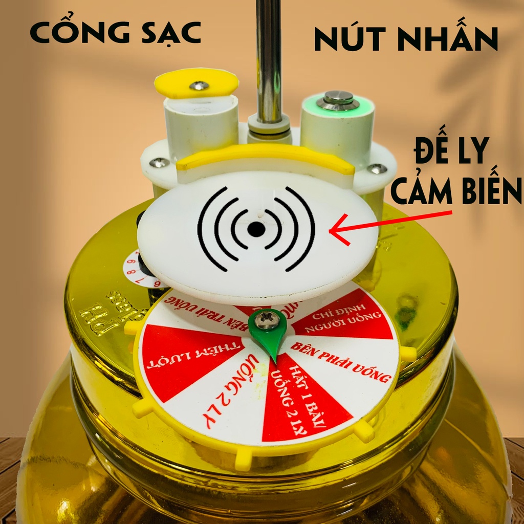 Máy rót rượu tự động K08 Cảm biến / Nhấn nút rót 2.7L