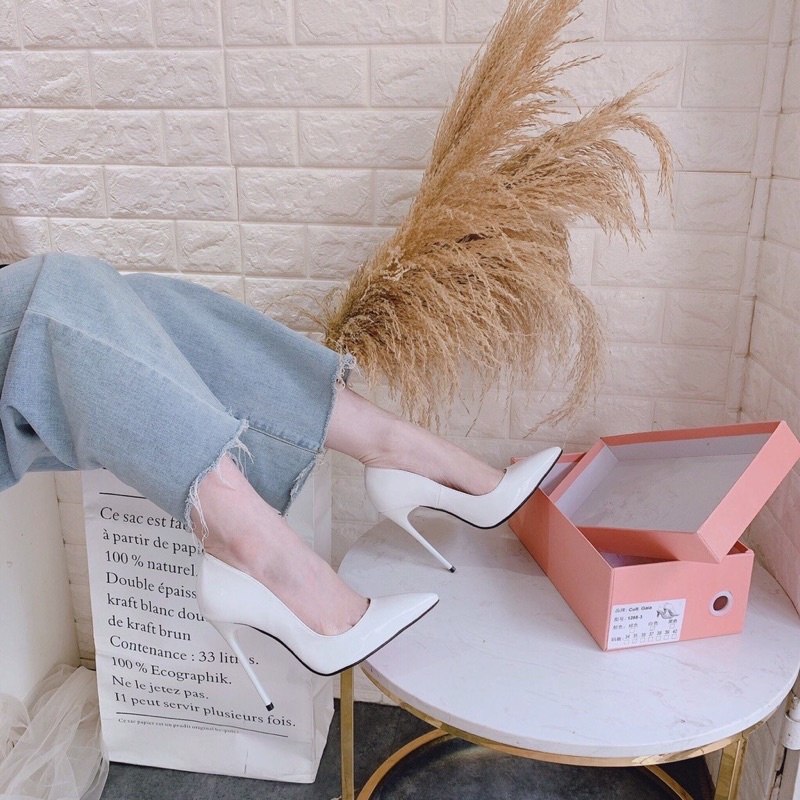 Giày Cao Gót 10P  - Cao Cấp Sang chảnh Quý Phái - 4 màu full size 34-40