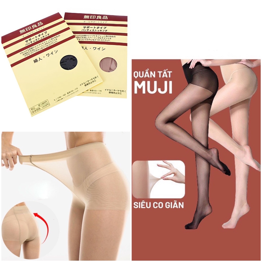Quần tất giấy da cao cấp Muji Nhật siêu dai bền đẹp