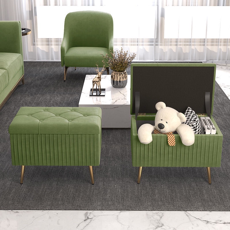 Storage Stool Storage Stool Household Sitting Adult Chair Small Sofa Rectangular Shoe Changing Stool