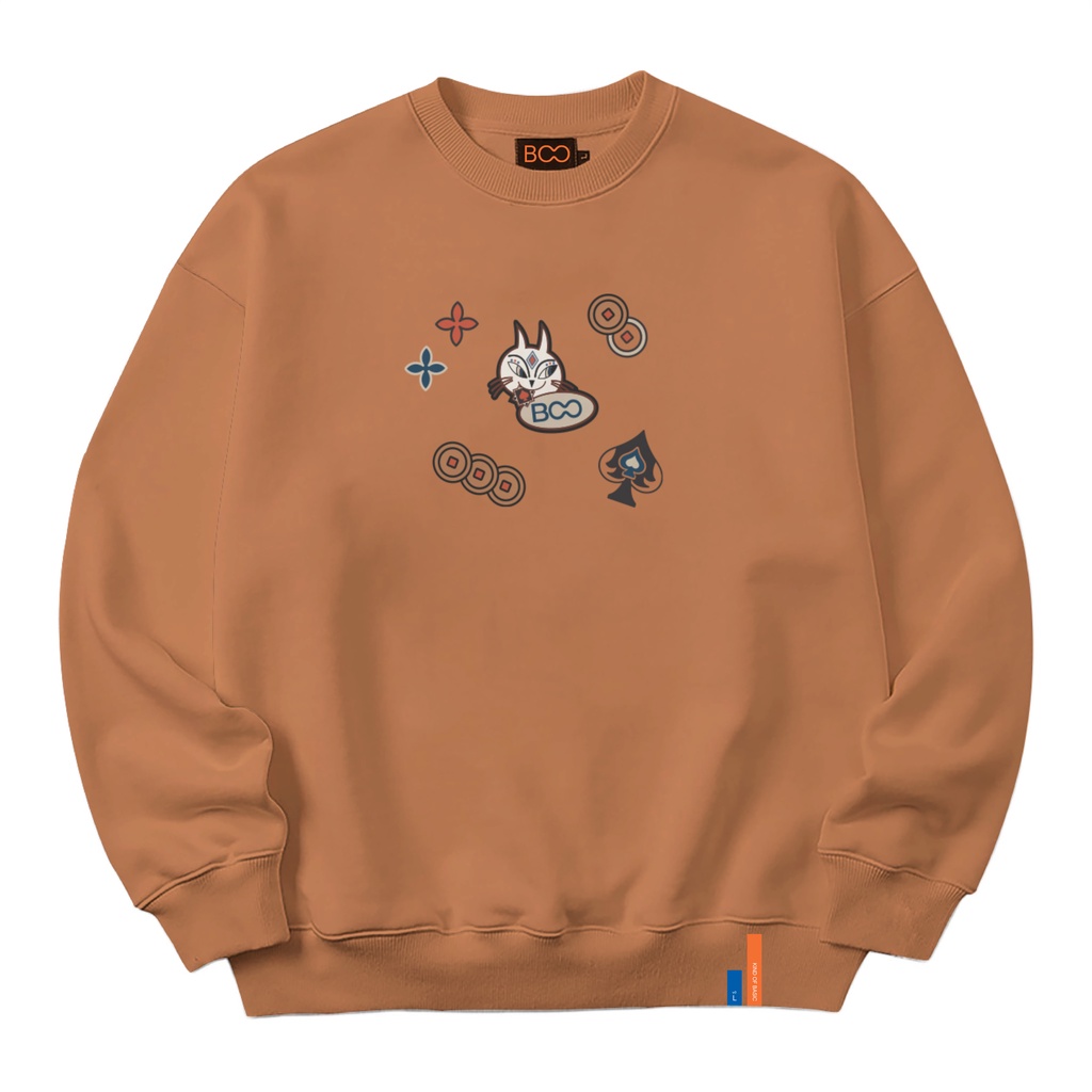 Áo Nỉ Không Mũ BOO UN GWP Tết 3 Bích Đi Trước