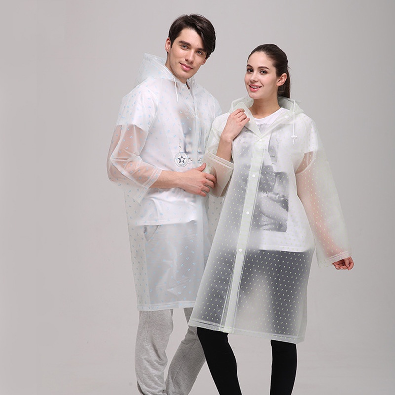 Áo Mưa Một Mảnh eva Dày In Họa Tiết Sáng Tạo Cá Tính Cho Du Lịch Leo Núi Ngoài Trời