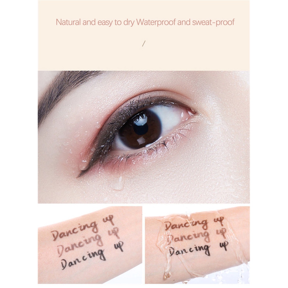 Bút Kẻ Mắt Chống Nước Xoay Tự Động MKNK Bút Chì Gel Màu Đen Nâu Cà Phê Siêu Mỏng Mềm Dễ Mặc Bút Kẻ Mắt Lâu Trôi Trang Điểm