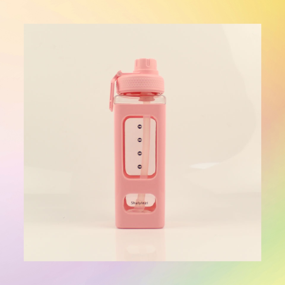 Bình Nước Thể Thao Bằng Nhựa Dung Tích Lớn 700 / 900ml Kèm Ống Hút Tiện Lợi