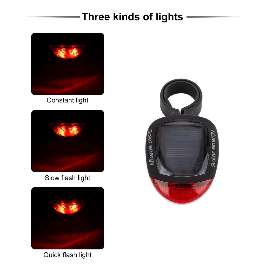 Đèn LED Tín Hiệu Tiết Kiệm Năng Lượng 3 Chế Độ Gắn Đuôi Xe Đạp Leo Núi