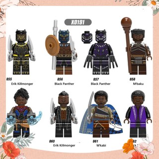 Đồ Chơi   Minifigures  Bộ Tộc Báo Đen Black Panther X0191