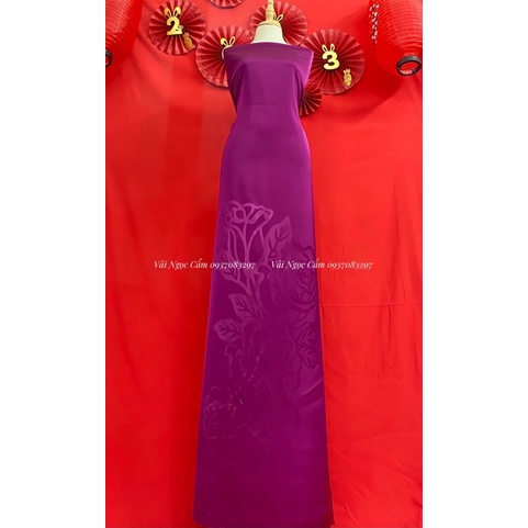 Vải Áo Dài 4D đẹp nhiều màu sắc xu hướng mới nhất 2023