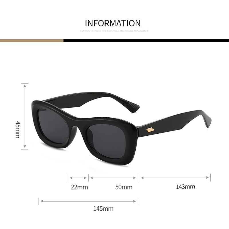 Kính mát chống tia UV400 thời trang hiphop năng động cho nam nữ