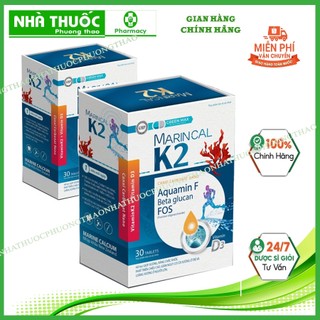 Marin Cal K2 hỗ trợ bổ sung canxi D3 mk7
