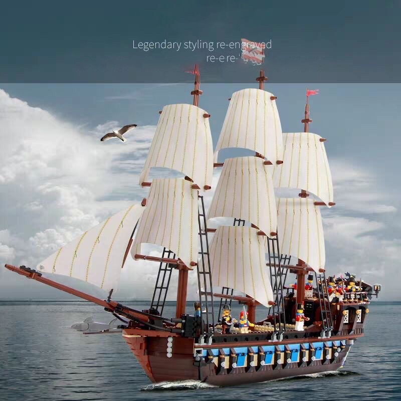 Mô hình lắp ráp tàu chiến hải quân hoàng gia nonlego 10210 19022