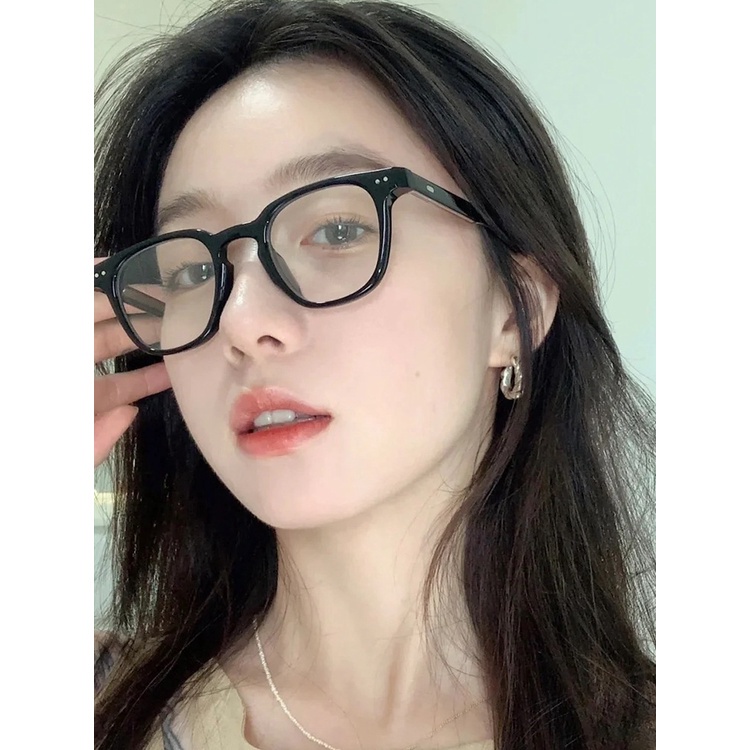 Kính Mát Gọng Đen Chống Ánh Sáng Xanh Phong Cách Hàn Quốc Thời Trang