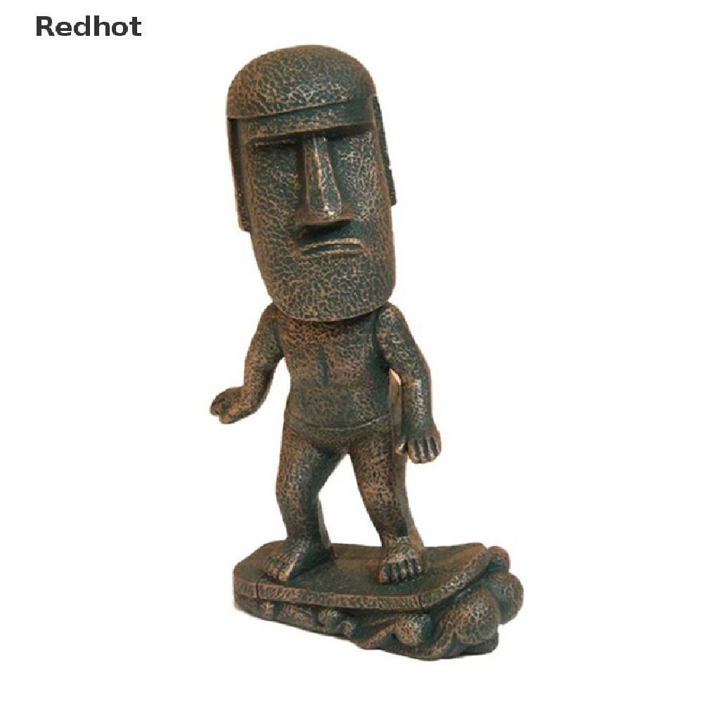 &lt; Redhot &gt; Bức Tượng Đá Moai Bằng Resin Đơn Giản Sáng Tạo Ngẫu Nhiên Làm Quà Tặng Vui Nhộn Đang Bán Chạy