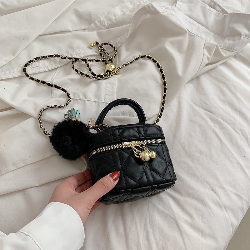 Túi xách kem bông mini