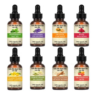 Tinh dầu bạc hà PEO minoxidil, oải hương lavender, sả chanh lemon grass, ngọc lan tây ylang ylang, đàn hương sandalwood