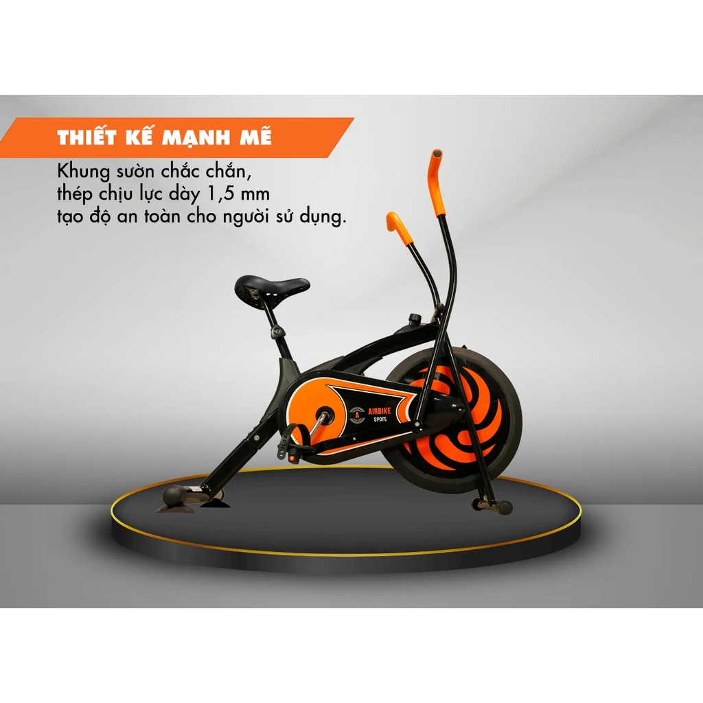 Xe đạp tập thể dục Airbike Sport bảo hành 18 tháng - hàng chính hãng