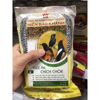 Cám hiển bảo khánh chích choè sao, thức ăn chích choè sao 200gr