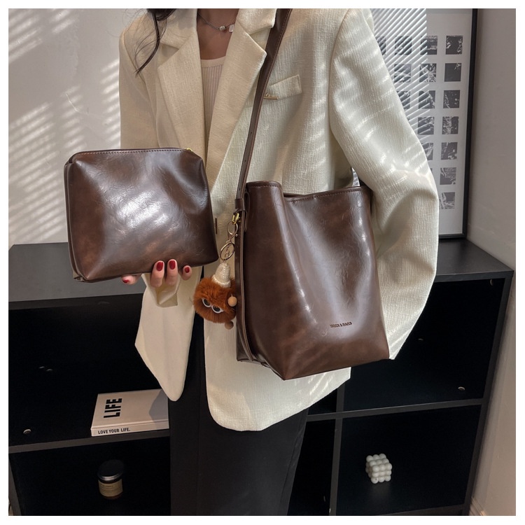 Túi Đeo JASMIN NOIR Chéo Da PU Thiết Kế Đơn Giản Thời Trang Cho Nữ