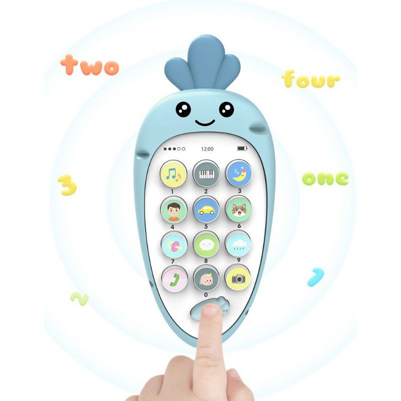 Đồ chơi điện thoại âm nhạc có gặm nướu cho bé