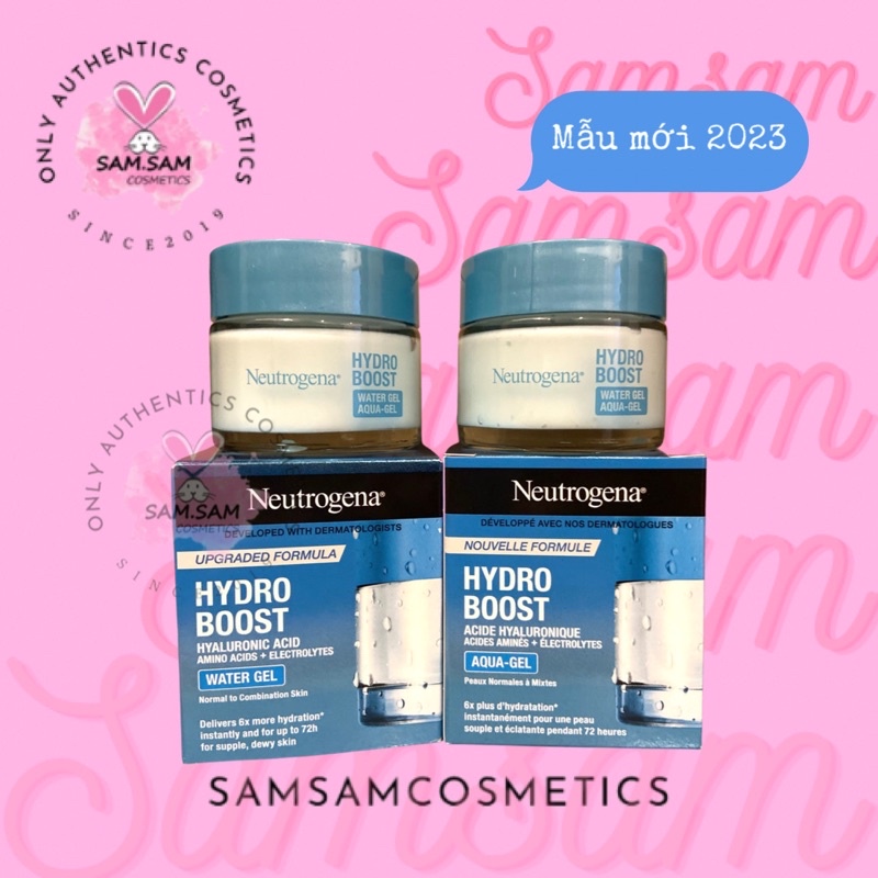 Gel Dưỡng Ẩm Neutrogena Hydro Boost Water Gel, Aqua Gel và Gel Creme