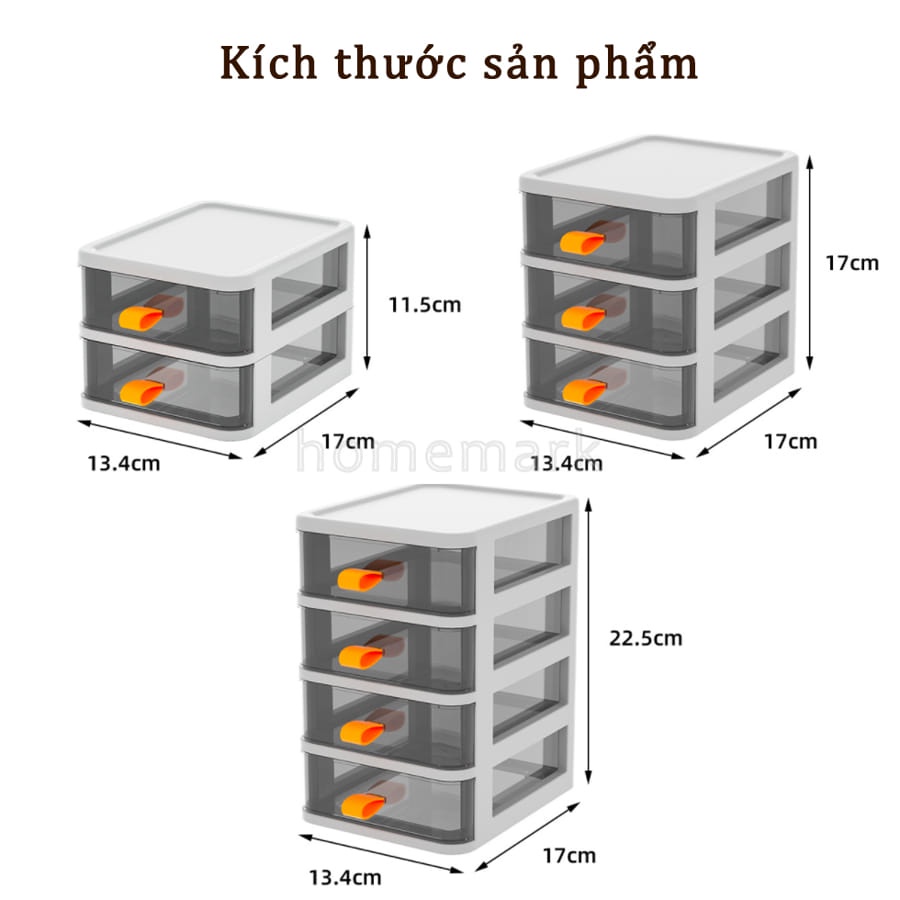 Hộp Nhựa Đựng Đồ Trong Suốt Đa Năng, Tủ Đựng Nhiều Tầng Có Ngăn Kéo Cực Kỳ Tiện Lợi