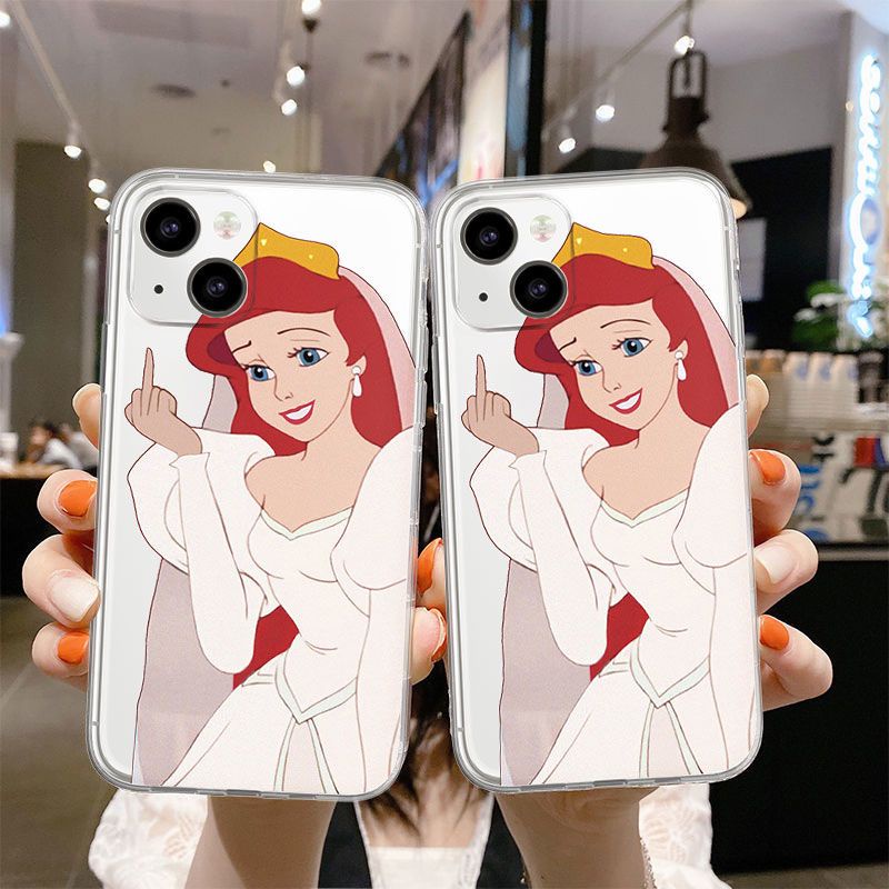 Ốp Điện Thoại In Hình Công Chúa Disney Cho IPhone 6 6S 11 7 8 Se 2020 X XR XS Plus 12 13 14 PRO mini MAX