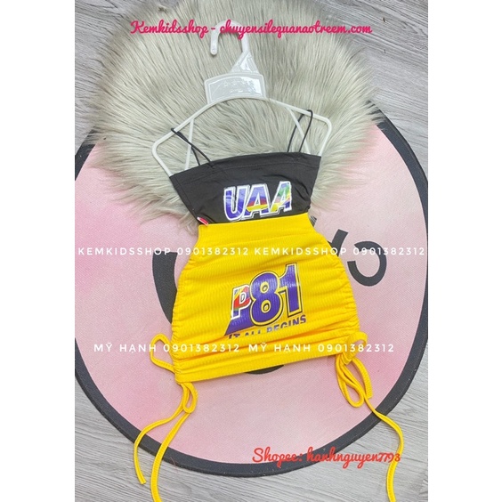 SET ÁO HAI DÂY + CHÂN VÁY RÚT DÂY