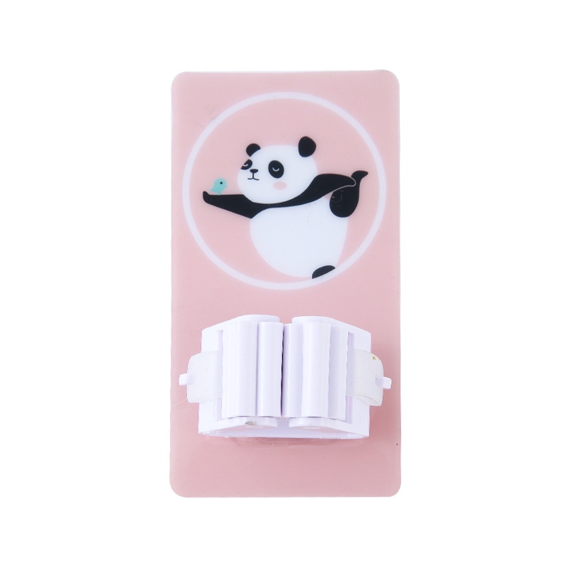 Miếng Dính Treo Chổi Hoạt Hình Decor - Móc Treo Kẹp Giữ Chổi Cọ Dán Tường, Treo Cây Lau Nhà