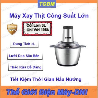 Máy Xay Thịt Công Suất Lớn Dung Tích 3l Lưỡi Dao 2 Lớp Sắc Bén Xay Mọi Loại Thịt Và Cá
