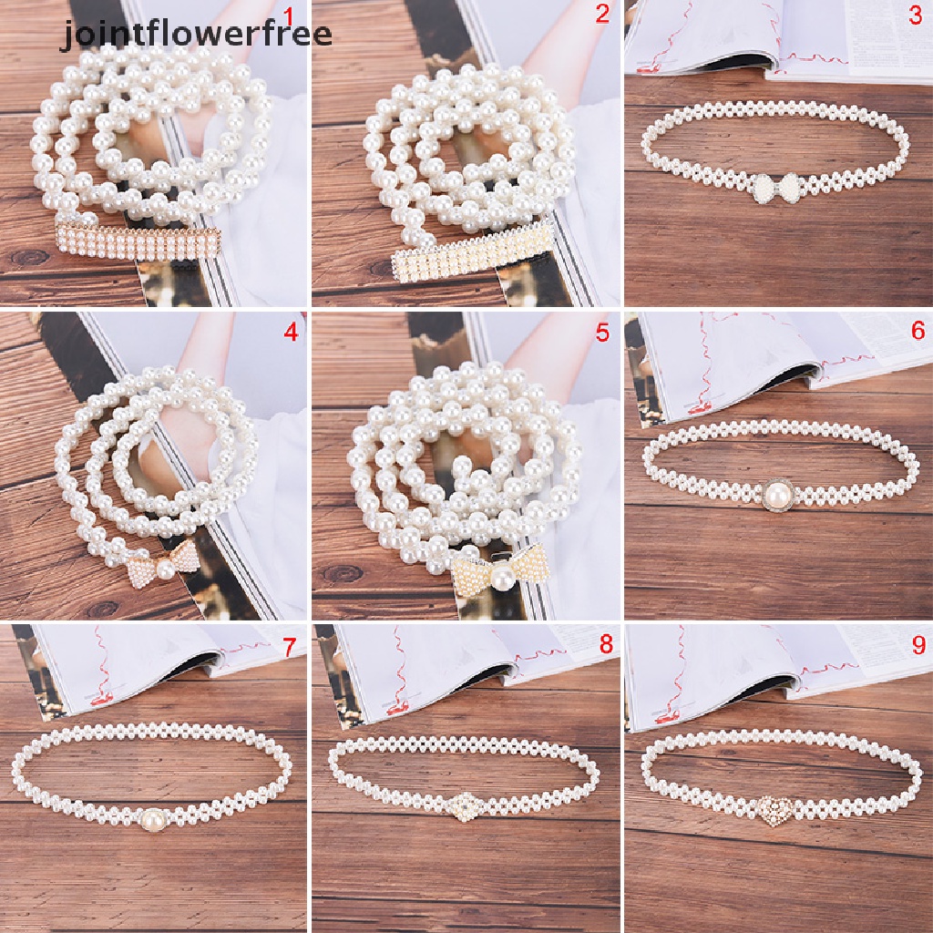 Thắt Lưng Chuỗi Hạt Ngọc Trai Thời Trang Cho Nữ JSS