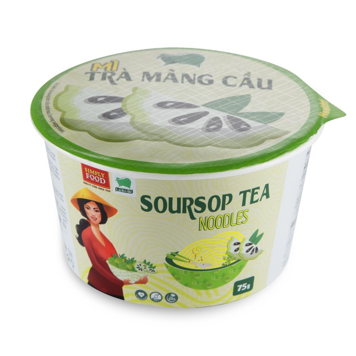 Mì trà mãng cầu ăn chay & ăn kiêng   - SOURSOP TEA Noodles