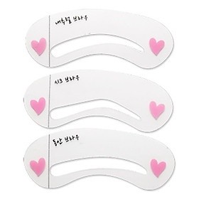 Set 3 khuôn kẻ chân mày mini