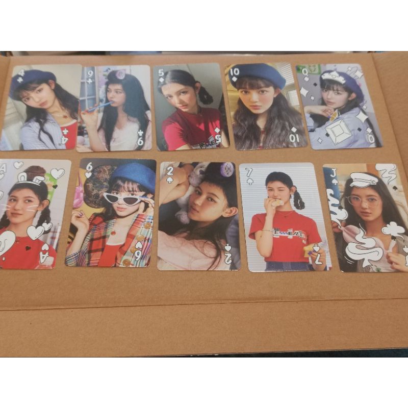 Tách lẻ set thẻ ảnh nhóm nhạc newjeans official theo thành viên nhóm newjeans ssgt 2023 chính hãng
