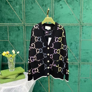 Hàng có sẵn!gucc!áo khoác cardigan cổ chữ v giữ ấm thiết kế mới thời trang dành cho cặp
